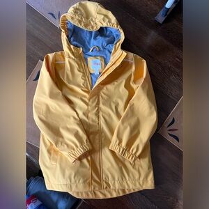 Like new Cat and Jack lined raincoat. size small